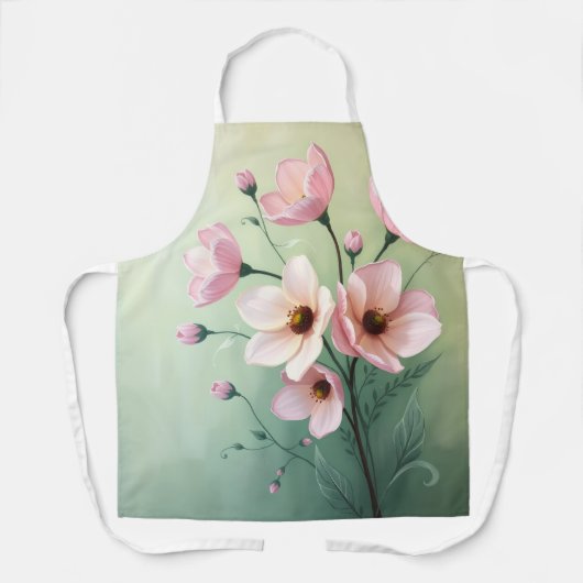 Floral Kitchen Apron Schürze (Vorderseite)