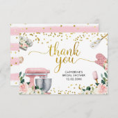 Floral Kitchen Brautparty Danke Karte (Vorne/Hinten)