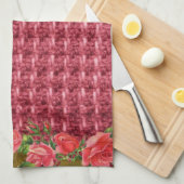 Floral Kitchen Handtuch (Viertel Falte)