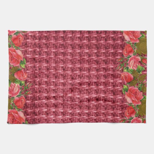 Floral Kitchen Handtuch (Horizontal)