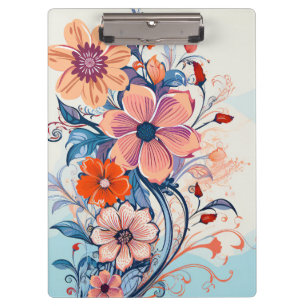 floral klemmbrett