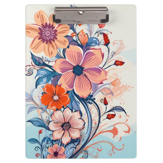 floral klemmbrett (Vorderseite)