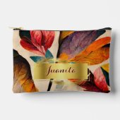 Floral-Kosmetiktüte fallen Zubehörtasche (Vorderseite)