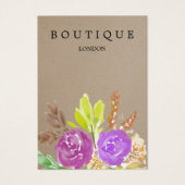 Floral Kraft Ohrring (Vorderseite)