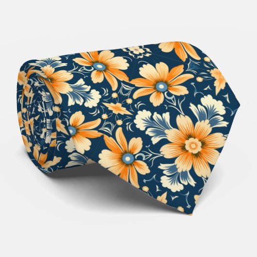 floral krawatte (Gerollt)