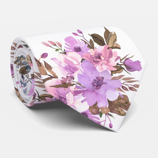 floral krawatte (Gerollt)