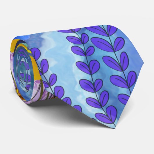 floral krawatte (Gerollt)