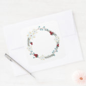 Floral Label Aufkleber (Umschlag)