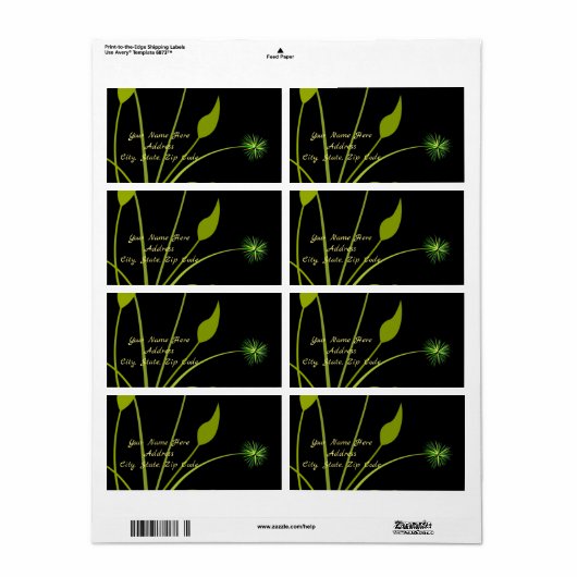 Floral Labels Floral (Vorne)