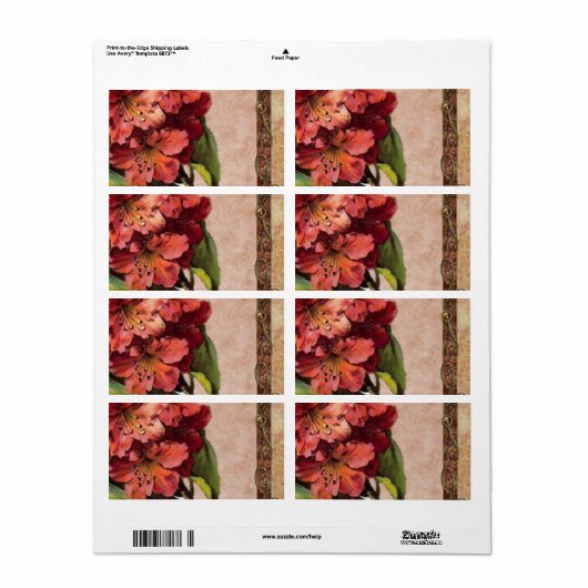 Floral Labels Floral (Vorne)