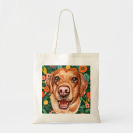 Floral Labrador Hund Tragetasche