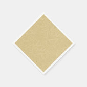 Floral Lace In Yellow Serviette (Ecke)