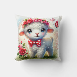 Floral Lamm - Sweet Spring Pillow Kissen