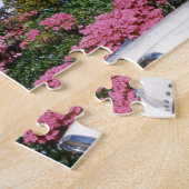 Floral Landschaft Retro Heimweg Vintage Auto Puzzle (Seite)