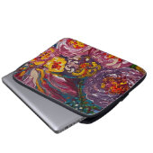 Floral Lap Top Tasche (Vorne Knopf)