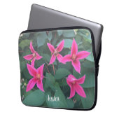 Floral Laptop Sleeve (Vorderseite Links)