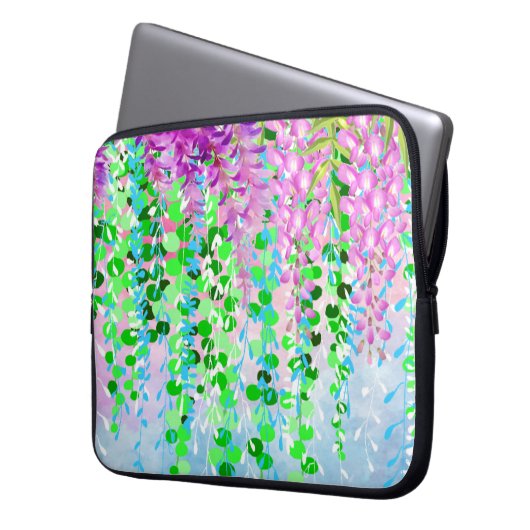 floral laptopschutzhülle (Vorderseite Links)