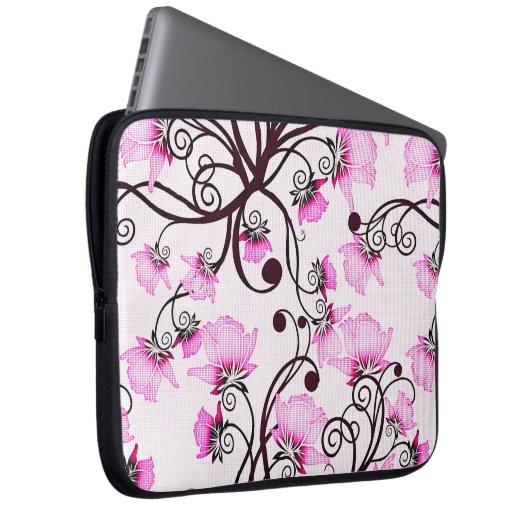 floral laptopschutzhülle (Vorne Rechts)
