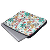 floral laptopschutzhülle (Vorne Knopf)