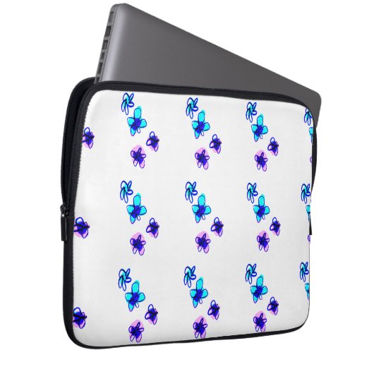 floral laptopschutzhülle (Vorne Rechts)