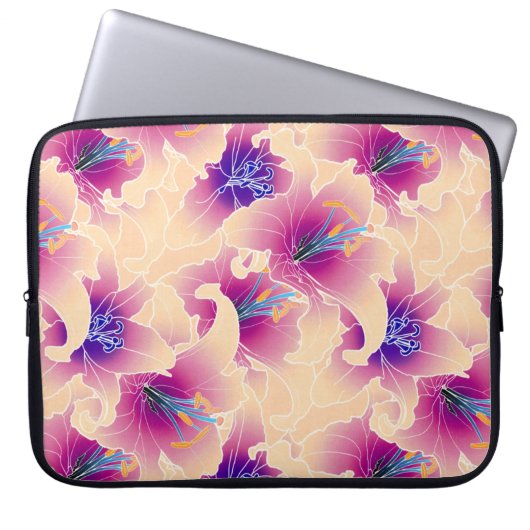 floral laptopschutzhülle (Vorderseite)