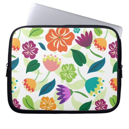 floral laptopschutzhülle (Vorderseite)