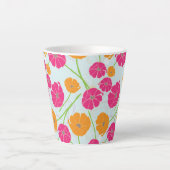 Floral Latte La De Da Tasse (Vorderseite)