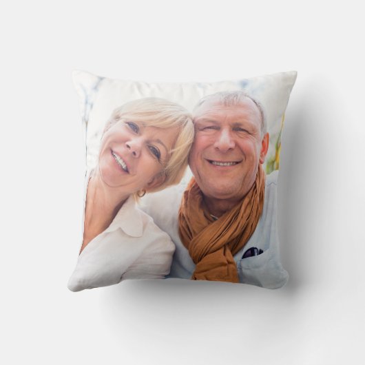 Floral Lavender Garland 50 Jahre Foto Kissen (Rückseite)