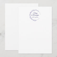 Floral Lavender Hearts Wreath