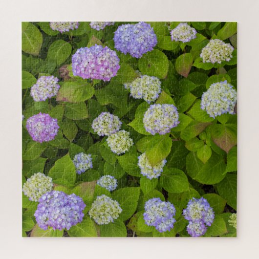 Floral Lavender Hydrangea Sommerfotografie Puzzle (Vertikal)