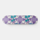 Floral Lavender Skateboard (Horizontal)