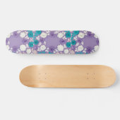 Floral Lavender Skateboard (Horizontal)