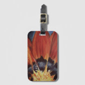 Floral Leaf Art Luggae Tag Gepäckanhänger (Vorderseite Vertikal)