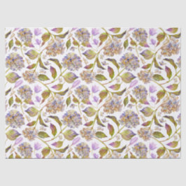 Floral Leaf Boho Seidenpapier