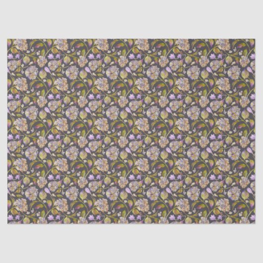 Floral Leaf Boho Seidenpapier (Vorderseite)