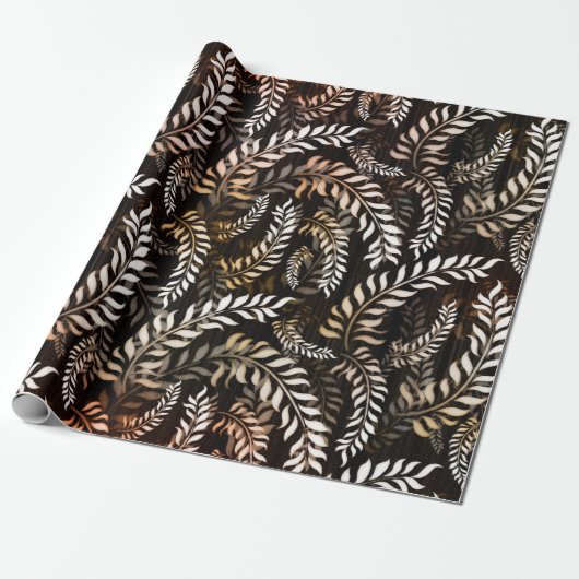 Floral Leaf Geschenkpapier (Ungerollt)