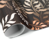 Floral Leaf Geschenkpapier (Rolleneckpunkt)