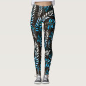Floral Leaf Leggings (Vorderseite)