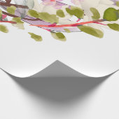 Floral Leaves Art – Elegant Flowers and Botanical Geschenkpapier (Ecke)