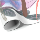 Floral Leaves Art – Elegant Flowers and Botanical Geschenkpapier (Rolleneckpunkt)