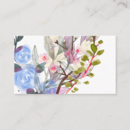 Floral Leaves Art – Elegant Flowers and Botanical Visitenkarte