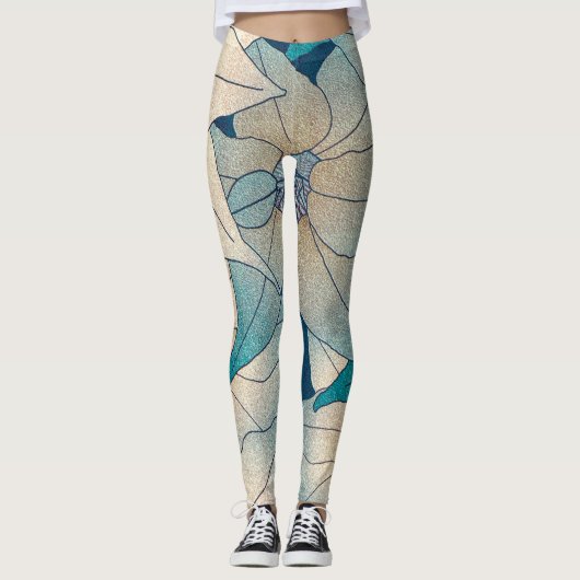 floral leggings (Vorderseite)