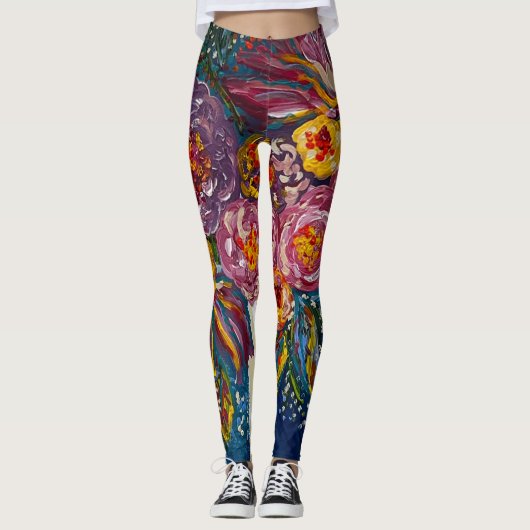 floral leggings (Vorderseite)