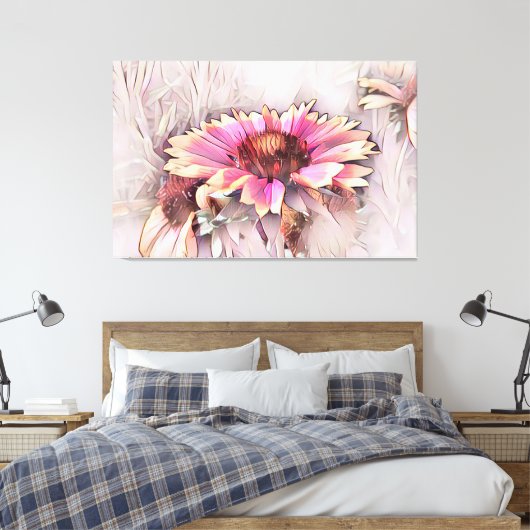 floral leinwanddruck (Insitu (Schlafzimmer))