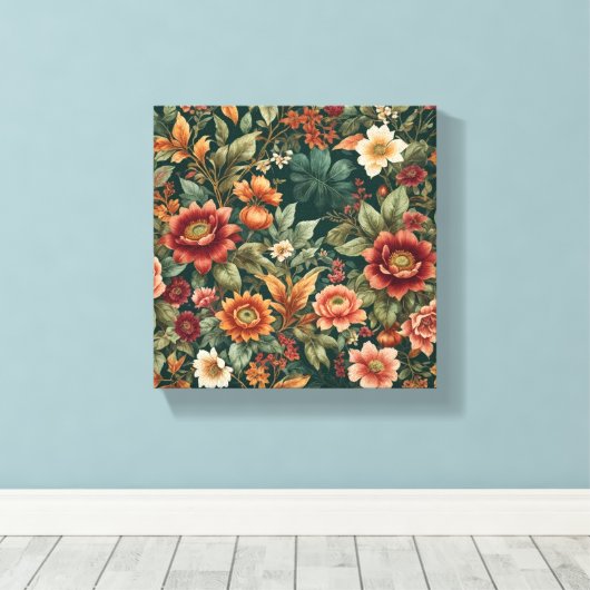 floral leinwanddruck (Insitu (Holzboden))