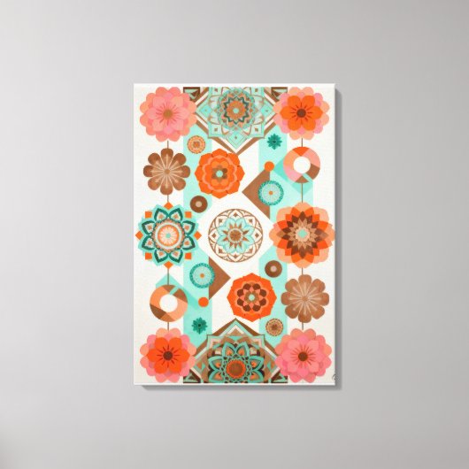 Floral Leinwanddruck (Vorderseite)