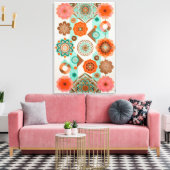 Floral Leinwanddruck (Insitu (Wohnzimmer))