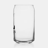 Floral Letter L Monogramm und Personalisierter Nam Dosenglas (Links)