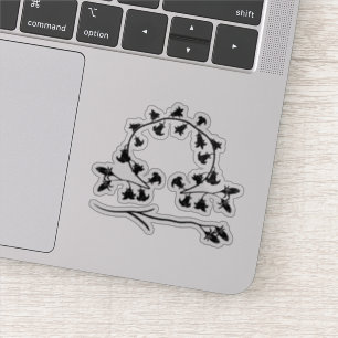 Floral-Libra-Astrologie Aufkleber