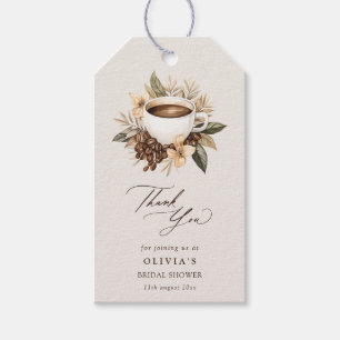 Floral Liebe bricht Brautparty Vielen Dank Geschenkanhänger